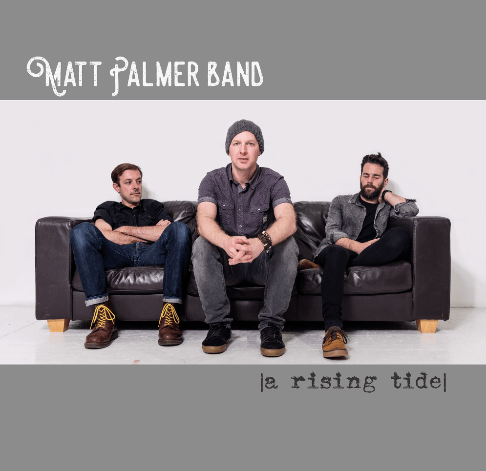 The font cover artwork for A Rising Tide by the Matt Palmer Band. Photograph by Abbie Barton.